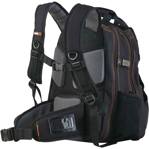 Arsenal&reg; 5843 Tool Backpack, 13-1/2" L x 8-1/2" W, Black, Polyester M & M Nord Ouest Inc