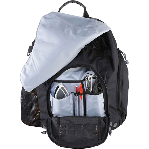 Sac &agrave; dos pour outils 5143 Arsenal, 15" lo x 8" la, Noir, Polyester M & M Nord Ouest Inc