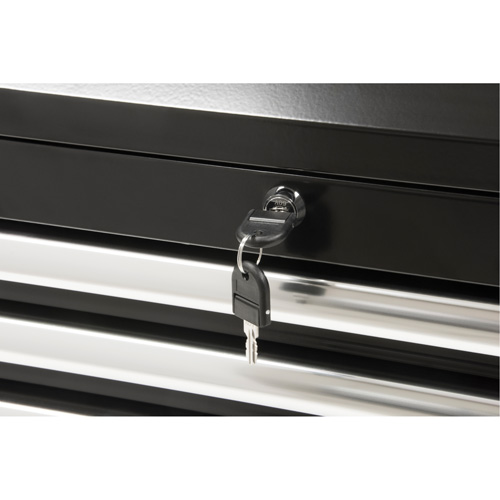 Coffre &agrave; outils industriel, 26" la, 4 tiroirs, Noir M & M Nord Ouest Inc