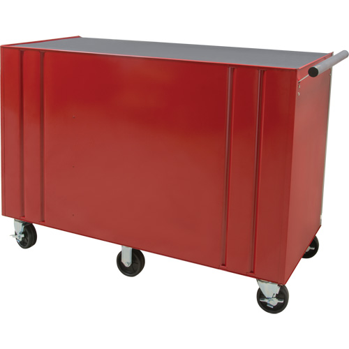Industrial Tool Cart, 12 Drawers, 56" W x 24-1/2" D x 38-1/8" H, Red M & M Nord Ouest Inc