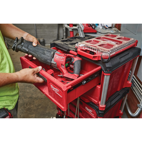 Boîte &agrave; outils avec 2 tiroirs Packout, 16-1/3" x 14-1/3" x 22-1/5", Rouge M & M Nord Ouest Inc