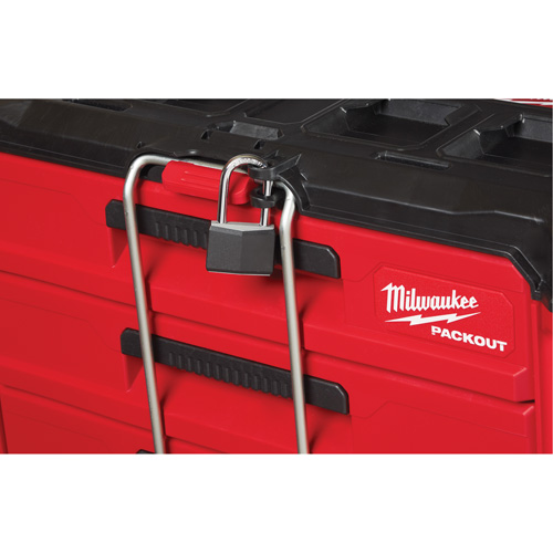 Boîte &agrave; outils avec 3 tiroirs Packout, 16-1/3" x 14-1/3" x 22-1/5", Noir/Rouge M & M Nord Ouest Inc