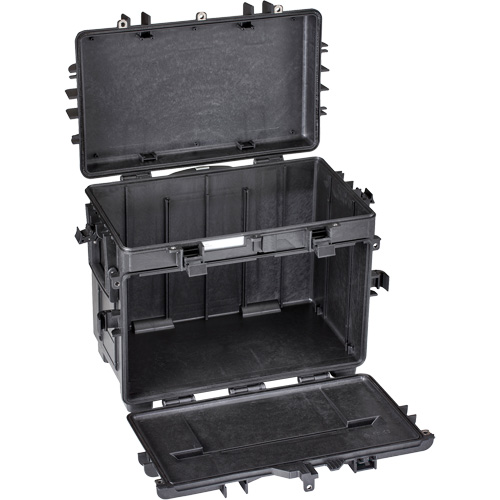 Coffre &agrave; outils militaire mobile avec tiroirs, 22-4/5" la x 15" p x 18" h, Noir M & M Nord Ouest Inc
