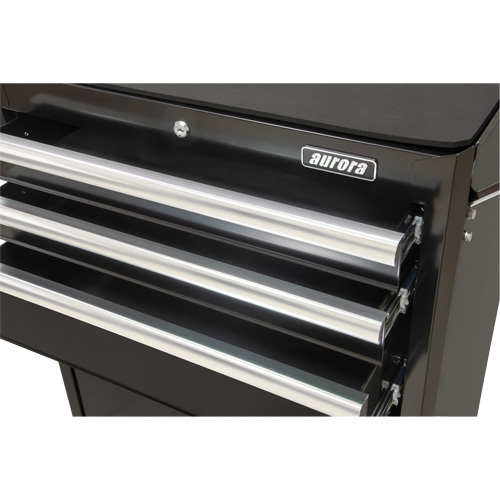 Industrial Tool Cart, 3 Drawers, 29-4/5" W x 21-1/5" D x 38-4/5" H, Black M & M Nord Ouest Inc