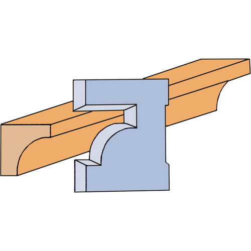Jeu de couteaux pour moulage en forme d'anse M & M Nord Ouest Inc
