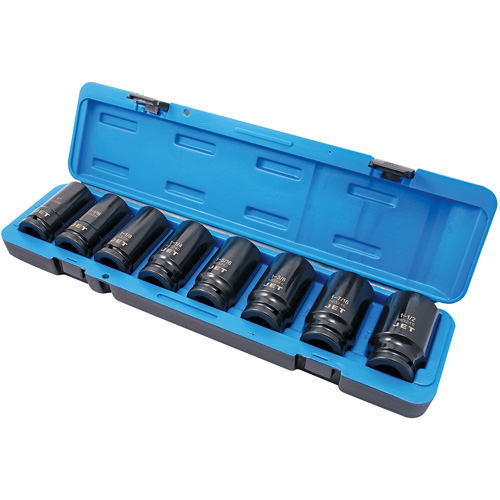 PS834D 6-Point SAE Socket Set, 8 Pcs, Impact, 3/4" Drive Size, Deep M & M Nord Ouest Inc