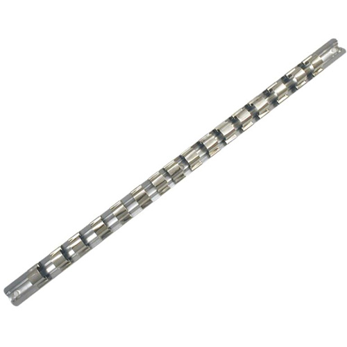 Rail porte-douilles &agrave; entraînement 1/2" SCH-12 avec 16 attaches de retenue M & M Nord Ouest Inc