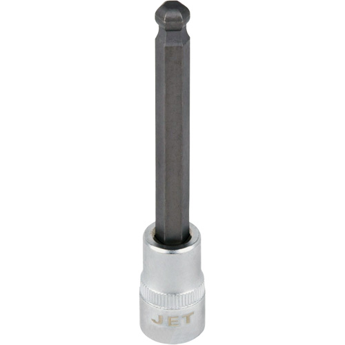 Douille &agrave; embout, Sph&egrave;re hexagonale, 4 mm x 4" lo, Prise 3/8" M & M Nord Ouest Inc