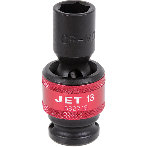 Universal Socket, Impact, 13 mm, 1/2" Drive, 6 Points M & M Nord Ouest Inc