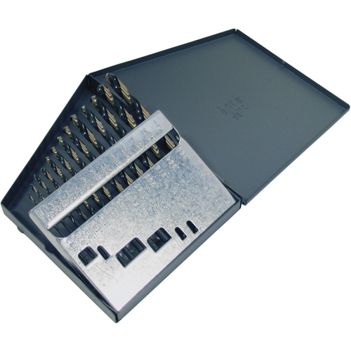 Drill Sets, 13 Pieces, High Speed Steel M & M Nord Ouest Inc