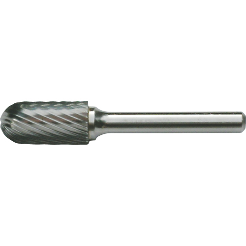 Fraises au carbure solide - Forme cylindrique avec embout sph&eacute;rique, , 1/8" dia., 9/16" profondeur de la coupe M & M Nord Ouest Inc