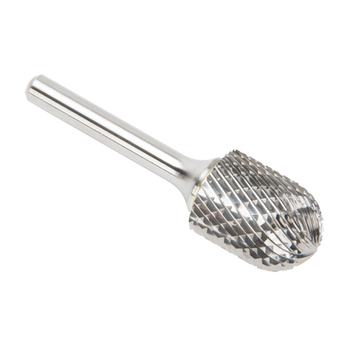 Solid Carbide Burrs - Cylinder Shape with Ball Nose, SC-7, 3/4" Dia., 25.4 mm Depth of Cut M & M Nord Ouest Inc