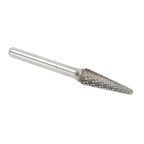Fraises au carbure solide - Forme conique, extr&eacute;mit&eacute; rayon de 14°, 1/4" Tige M & M Nord Ouest Inc