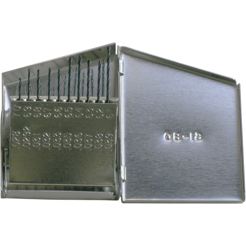 Drill Sets, 20 Pieces, High Speed Steel M & M Nord Ouest Inc