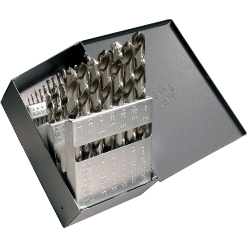 Drill Sets, 29 Pieces, High Speed Steel M & M Nord Ouest Inc