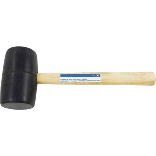 RM-16 Rubber Mallet, 16 oz., Wood Handle, 13-1/4" L M & M Nord Ouest Inc