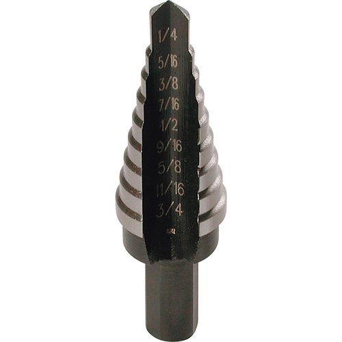 Step Drills, 1/16" Increments M & M Nord Ouest Inc