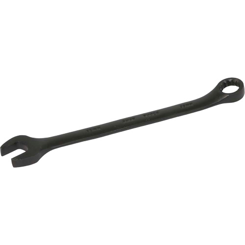 Cl&eacute; mixte &agrave; tige plate, 12 pans, 12 mm, Fini Oxyde noir M & M Nord Ouest Inc