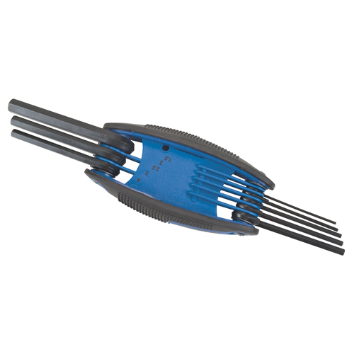 Folding Hex Key Set, 8 Pcs., Metric M & M Nord Ouest Inc
