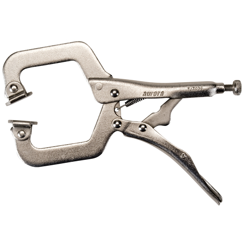 Locking Pliers with Swivel Pads, 6" Length, C-Clamp M & M Nord Ouest Inc