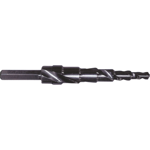 Foret &eacute;tag&eacute; progressif, 1/8" - 1/2", Incr&eacute;ments de 1/32", Acier rapide M & M Nord Ouest Inc