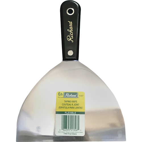 Couteau &agrave; galon sur joint flexible de s&eacute;rie Pro, 6", Lame en Acier &agrave; haute teneur en carbone M & M Nord Ouest Inc