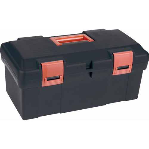 Heavy-Duty Tool Box, 17-1/2" W x 9-1/2" D x 8" H, Black M & M Nord Ouest Inc