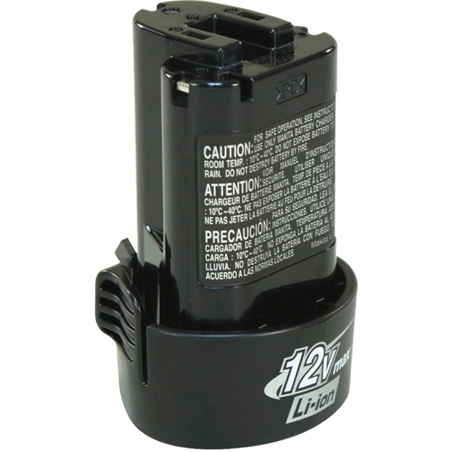 Battery, Lithium-Ion, 12 V, 1.3 A M & M Nord Ouest Inc