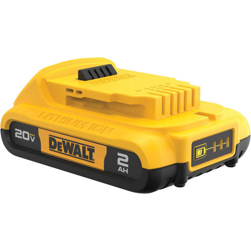 Bloc-piles 20 V Max* Compact XR, Lithium-ion, 20 V, 2 A M & M Nord Ouest Inc