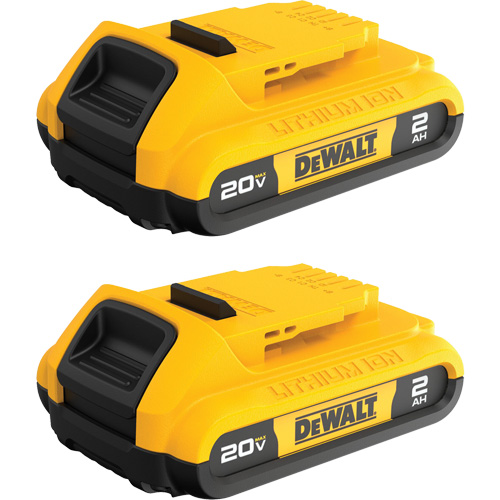 Max* Compact Batteries, Lithium-Ion, 20 V, 2 A M & M Nord Ouest Inc
