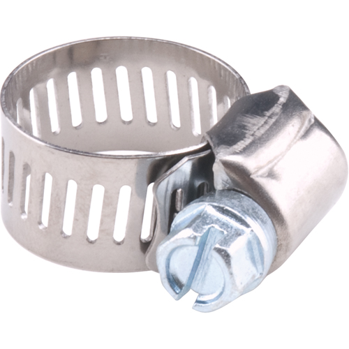 Hose Clamps - Stainless Steel Band & Zinc Plated Screw, Min Dia. 1/2", Max Dia. 1-1/8" M & M Nord Ouest Inc
