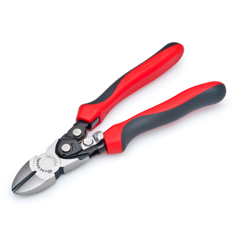 Pro Series Dual Material Diagonal Compound Action Cutting Pliers, 8" L M & M Nord Ouest Inc