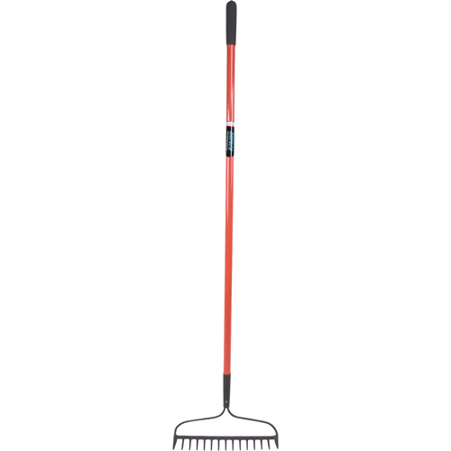 Heavy-Duty Bow Rakes, Fibreglass Handle, 15 Tines M & M Nord Ouest Inc