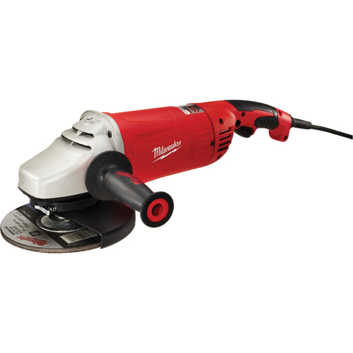 Meuleuse &agrave; angle large et prise g&acirc;chette avec verrou, 7"/9", 120 V, 15 A, 6000 Tr/min M & M Nord Ouest Inc