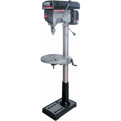 Perceuses &agrave; colonne de plancher, 17", Mandrin 5/8", 3400 tr/min M & M Nord Ouest Inc