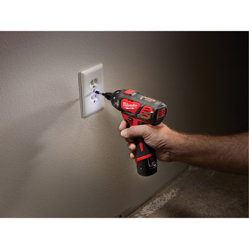 M12 Hex Screwdriver, 1/4", 12 V, 175 in-lbs Max. Torque, Lithium-Ion Battery M & M Nord Ouest Inc