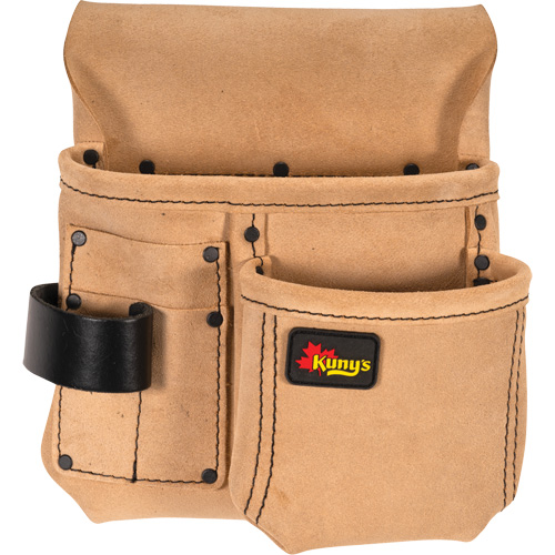 Half Carpenter Apron, Multiple Tool Holder, Leather, 4 Pockets M & M Nord Ouest Inc