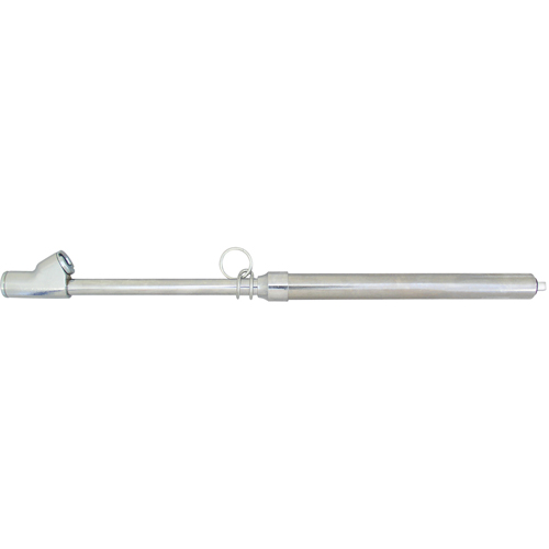 Manom&egrave;tres pour roues jumel&eacute;es- Manometres pour pneus a buse jumelee droite (Tige en nylon) M & M Nord Ouest Inc