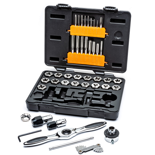 SAE Ratcheting Tap & Die Set, 42 Pieces M & M Nord Ouest Inc