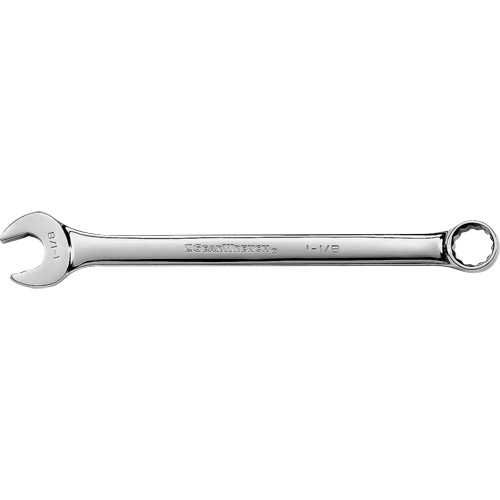 Cl&eacute; mixte longue, 12 pans, 1-1/8", Fini Chrome M & M Nord Ouest Inc