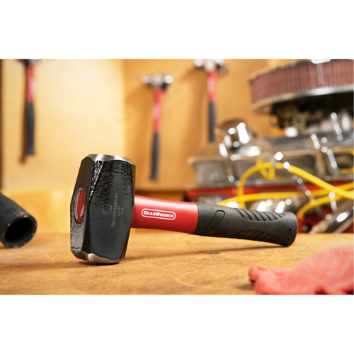 Drilling Hammer, 3 lbs., Fibreglass Handle, 11" L M & M Nord Ouest Inc