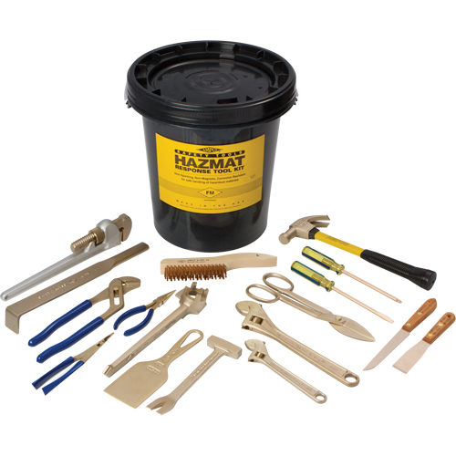 Trousses d'outils mati&egrave;res dangereuses 17 morceaux M & M Nord Ouest Inc