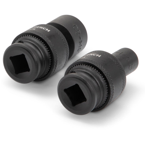 Jeu de 15 douilles m&eacute;triques flexibles universelles &agrave; chocs 3/8" &agrave; 6 pans M & M Nord Ouest Inc