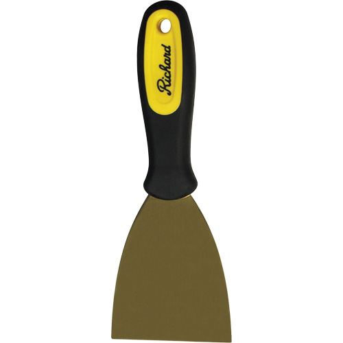 Stiff Wall Scrapers, Brass Blade, 3" Wide, Plastic Handle M & M Nord Ouest Inc