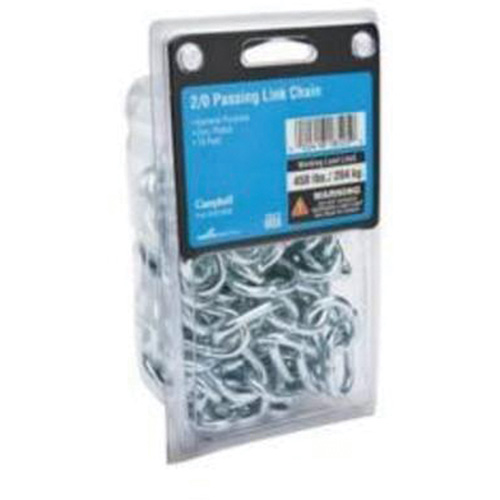 Proof Coil Chain, 3/16" x 10' (3.048 m) L, Grade 30, 800 lbs. (0.4 tons) Load Capacity M & M Nord Ouest Inc