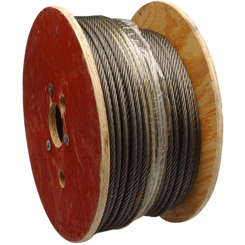 C&acirc;ble m&eacute;tallique &agrave; noyau en fibre M & M Nord Ouest Inc