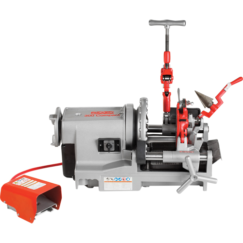 Compact Threading Machine # 300, 52 RPM, 1/2" - 2" Pipe Thread M & M Nord Ouest Inc
