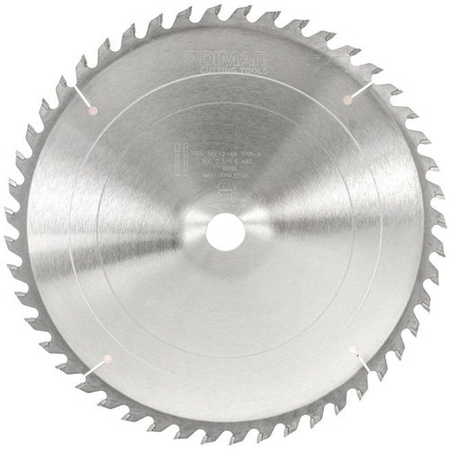 Industrial Saw Blade - Crosscut Thin Kerf, 12", 48 Teeth, Wood Use M & M Nord Ouest Inc