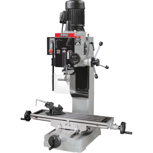 Gearhead Drilling Machine, 6 Speeds, 1-1/4" Drilling Capacity M & M Nord Ouest Inc