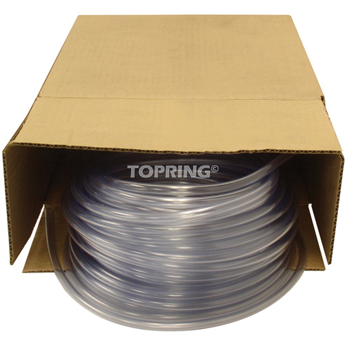 Tubing, Air/Water, 0.625" OD x 100' L, PVC, Clear, 30 PSI @ 20°C M & M Nord Ouest Inc